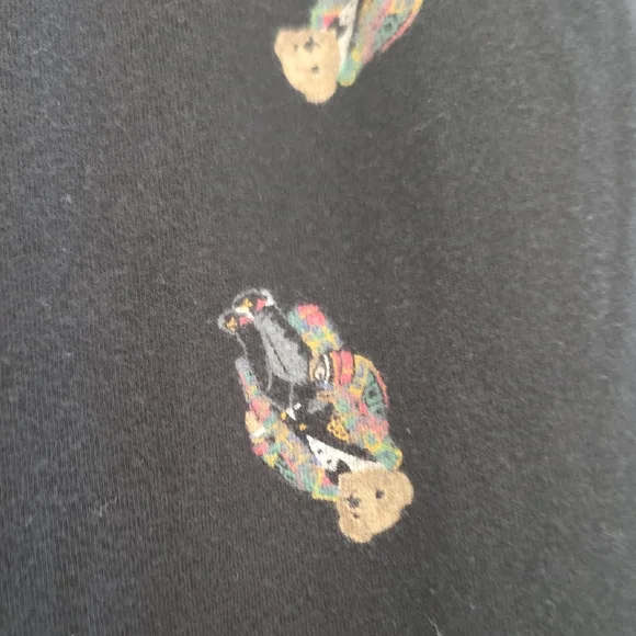 Polo Ralph Lauren Black Patterned Joggers - Picture 10 of 11